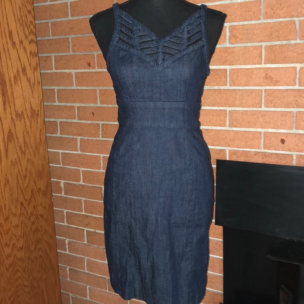 💙ADAM 💙ADAM LIPPES💙DARK DENIM BODYCON DRESS💙
